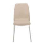 Cadeira Tramontina Vanda Areia Empilhável Em Polipropileno E