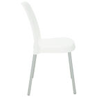 Cadeira Tramontina Vanda Branca Em Polipropileno Com Pernas E