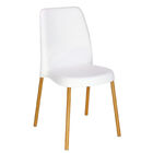 Cadeira Tramontina Vanda Em Polipropileno Branco Com Pernas D