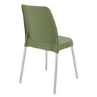 Cadeira Tramontina Vanda Em Polipropileno Com Pernas De Alumí