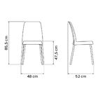 Cadeira Tramontina Vanda Em Polipropileno Com Pernas De Alumí