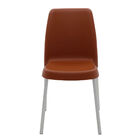 Cadeira Tramontina Vanda Em Polipropileno Terracota Com Perna