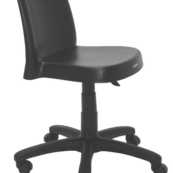 Cadeira Tramontina Vanda Preta Sem Braços Em Polipropileno Co