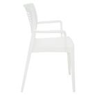 Cadeira Tramontina Victória Branca Braços Encosto Vazado Hori