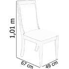 Cadeira Trinita Sem Braço - Mobillare - Imbuia Natural / Esco