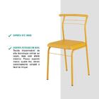 Cadeira Tubo Amarelo Napa Amarela