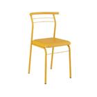 Cadeira Tubo Amarelo Napa Amarela