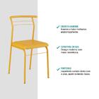 Cadeira Tubo Amarelo Napa Amarela