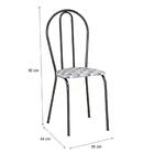 Cadeira Tubular 004 Assento Capitone