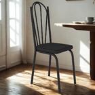 Cadeira Tubular Europa 121 Preto Artef