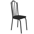 Cadeira Tubular Europa 121 Preto Artef