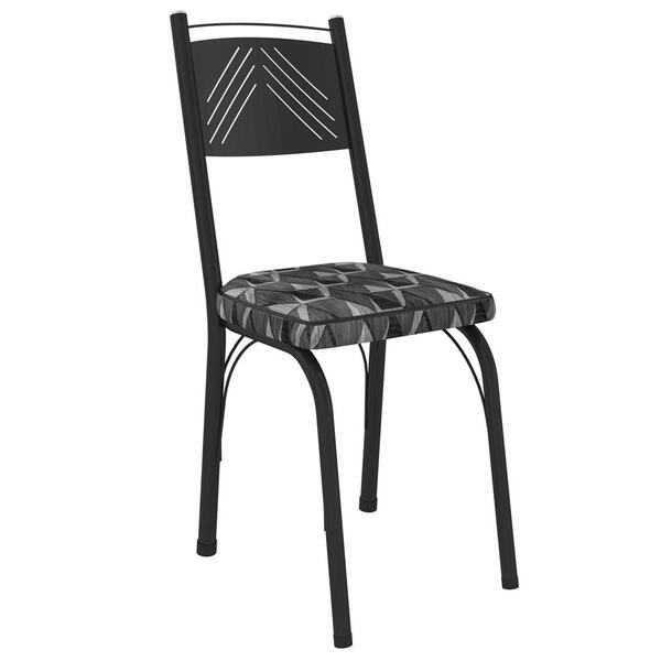 Cadeira Tubular Europa 151 Preto Assento Artef