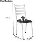 Cadeira Tubular Europa 166 Branco Artef