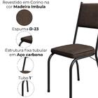 Cadeira Tubular Europa 258 Preto Artef