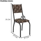 Cadeira Tubular Europa 258 Preto Artef