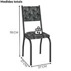 Cadeira Tubular Europa 258 Preto Artef