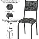 Cadeira Tubular Europa 258 Preto Artef