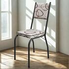 Cadeira Tubular Europa 258 Preto Artef