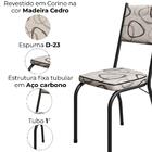 Cadeira Tubular Europa 258 Preto Artef