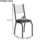 Cadeira Tubular Europa 262 Preto Artef