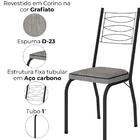 Cadeira Tubular Europa 262 Preto Artef