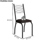 Cadeira Tubular Europa 262 Preto Artef