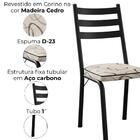 Cadeira Tubular Europa Preto Artef