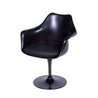 Cadeira Tulipa Saarinen Com Braço Preto