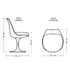 Cadeira Tulipa Saarinen Sem Braço - Branco