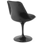 Cadeira Tulipa Sem Braços - Saarinen - Preto