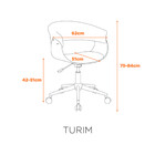Cadeira Turim Com Revestimento Em Couro Fratini