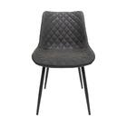 Cadeira Turim Preta Para Sala De Jantar Cozinha Assento Estof