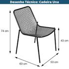 Cadeira Una Sem Braço - Fendi