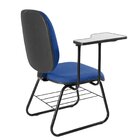 Cadeira Universitária Diretor Com Porta Livros Metal Wood Des