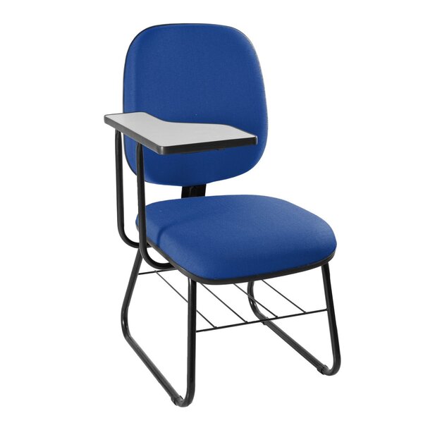 Cadeira Universitária Diretor Com Porta Livros Metal Wood Des