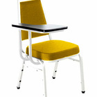 Cadeira Universitária Empilhável Linha Hotel Plus Amarelo