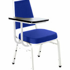 Cadeira Universitária Empilhável Linha Hotel Plus Azul