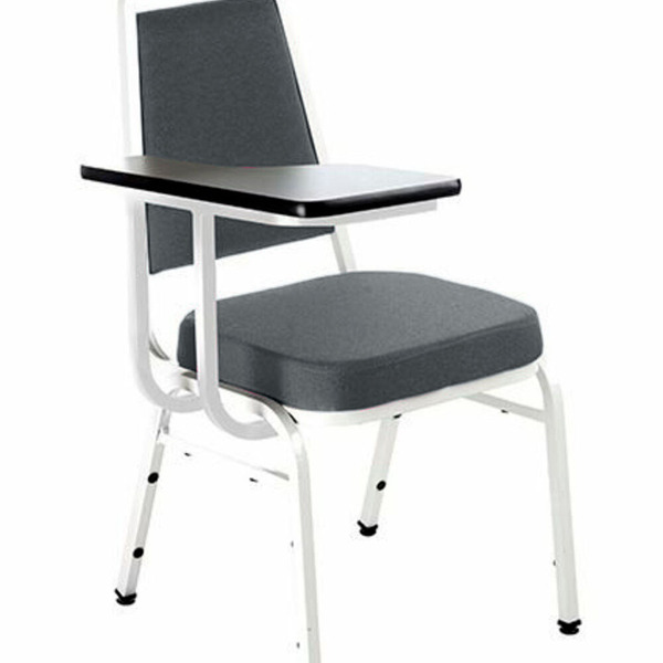 Cadeira Universitária Empilhável Linha Hotel Plus Cinza