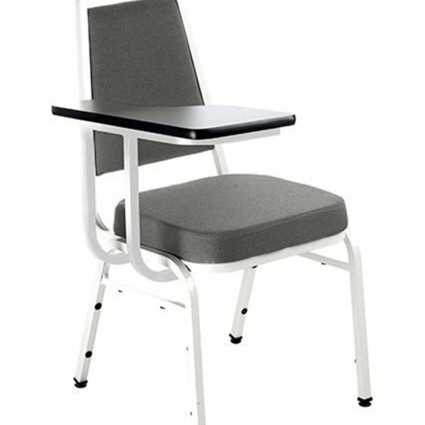 Cadeira Universitária Empilhável Linha Hotel Plus Cinza