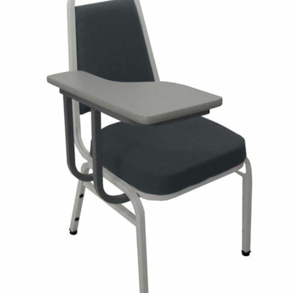 Cadeira Universitária Empilhável Linha Hotel Plus Cinza