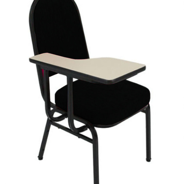 Cadeira Universitária Para Auditório Linha Hotel Preto
