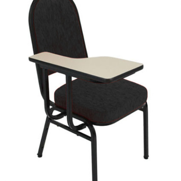 Cadeira Universitária Para Auditório Linha Hotel Preto