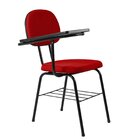 Cadeira Universitária Secretária Com Porta Livros