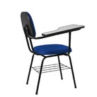 Cadeira Universitária Secretária Com Porta Livros