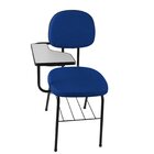 Cadeira Universitária Secretária Com Porta Livros