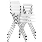 Cadeira Up Assento Bege Base Fixa Cinza - 54317 Sun House