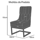 Cadeira Valentina Sala De Jantar Veludo Rose Base Preta - Val