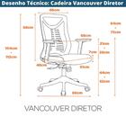 Cadeira Vancouver Diretor - Preta