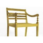 Cadeira Varanda 100% Em Madeira Amarelo - Mão   Formão