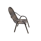 Cadeira Varanda Area Externa De Junco Adulto Luxinha Argila